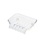 Kitchen Soap Dish with suction cups - Transparent