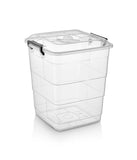 Tetris Square Food Storage Container 16 L - Clear