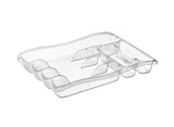 Plastic Cutlery Tray 38x30x5 Cm- Clear