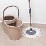 ممسحة لتنظيف الأرض مع الدلوّ  19 لتر - بني