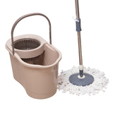 ممسحة لتنظيف الأرض مع الدلوّ  19 لتر - بني