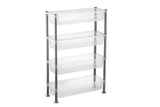 Plastic Organizer With Shelves 50x19.5x80 cm - Clear