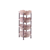 4 Tier Plastic Storage Shelf Glover- Pink