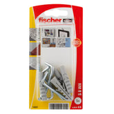 Expansion plug S 8 WH with angle hook