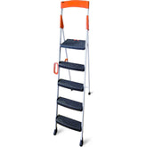 Promax Aluminum 5-Step Ladder with Plastic Step
