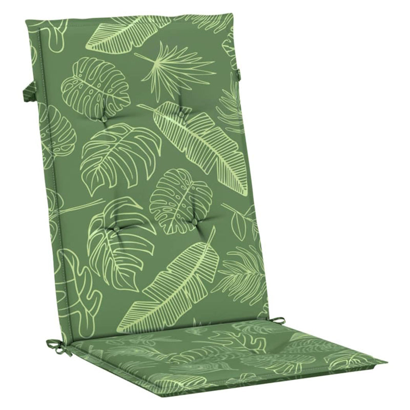 Low Back Cushion Leaf 100X48X5Cm- Green