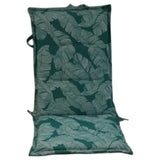 High Back Cushion Leaf 120X48X5Cm - Dark Blue