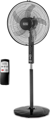 Stand Fan 3 Speeds With Remote Control 16 Inch ,FS1620R-B5- Black