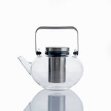 غوري زجاج 1000 مل - شفاف & فضي