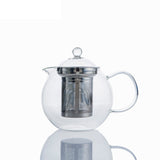 Glass Pot 1200 ml - Clear & Silver