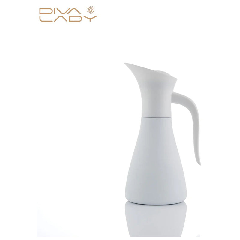 Diva Lady Ghazala 800Ml Water Bottle - White