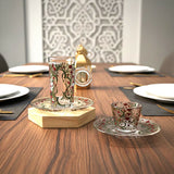 Diva Lady Tea &Coffee Set 18 Pcs-Multicolor