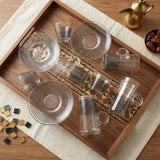 Diva Lady Tea &Coffee Set 18 Pcs-Black