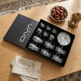 Diva Lady Tea &Coffee Set 18 Pcs-Blue