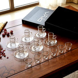 Diva Lady Tea &Coffee Set 18 Pcs-Silver