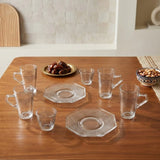 Diva Lady Tea &Coffee Set 18 Pcs-Clear