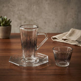 Diva Lady Tea &Coffee Set 18 Pcs-Clear