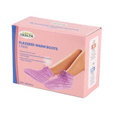 Massive Health Flaxseed Warm Boots 1 Pair 29X19Cm-Pink