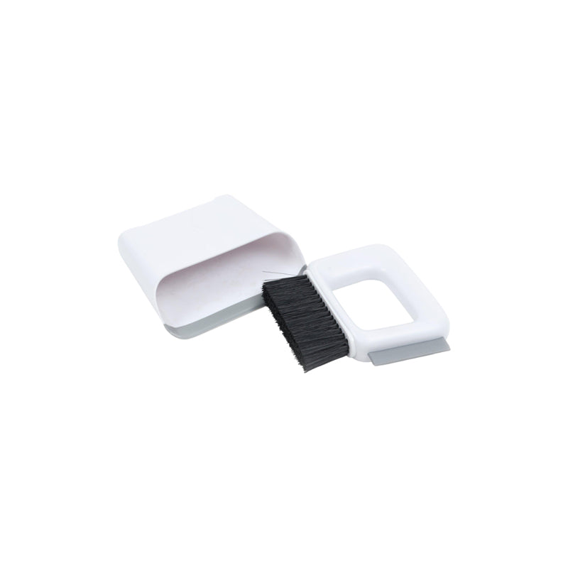 Kitchen Brush&Scrubber With Dustpan 17.2X5.2X15.2Cm - White