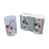 Danny Home 2Pc Water Juice Glass Set 400Ml - Clear