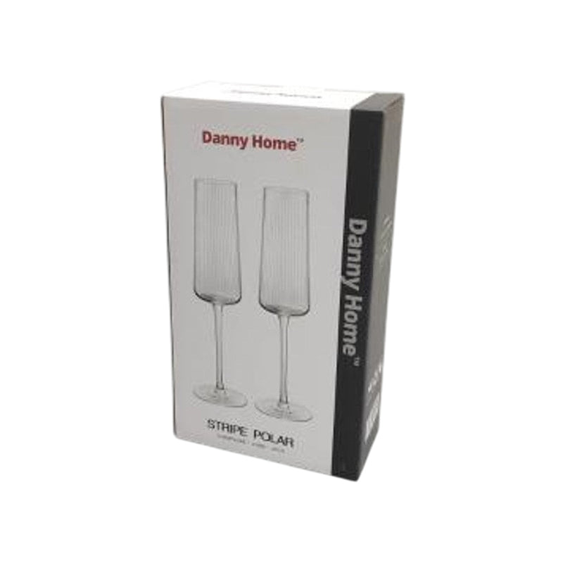 Danny Home 2Pc Flute Glass Set 400Ml
- Clear