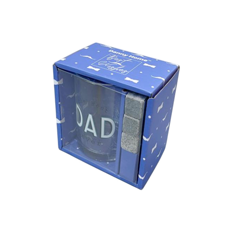 Best Dad Forever Themed Glass
10X8.7X8Cm - Gold