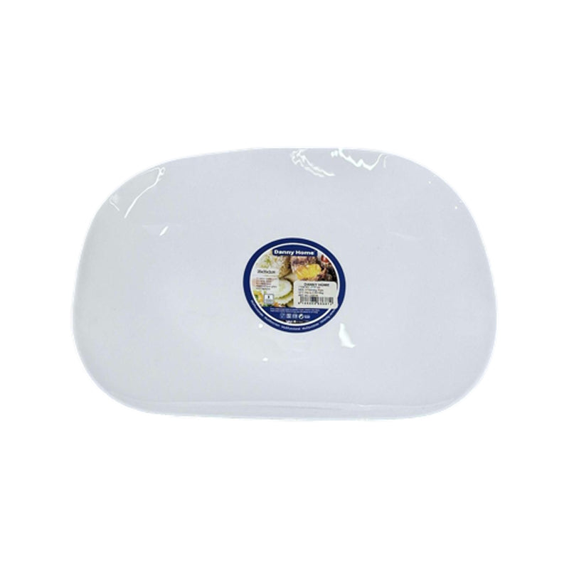 Danny Home Ceramic Serving Platter 14Inch - White