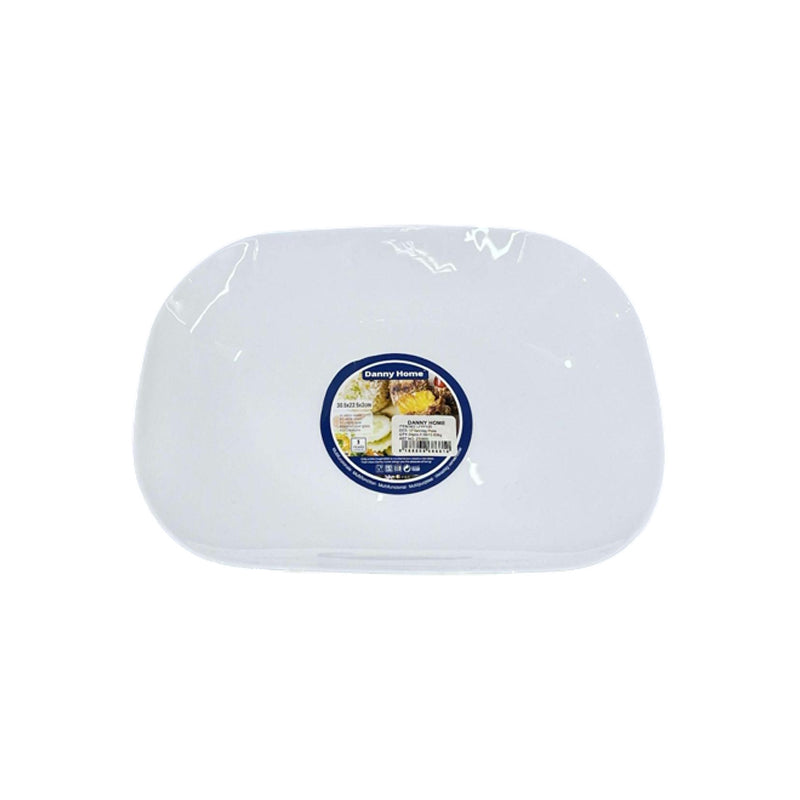 Danny Home Ceramic Serving Platter 12Inch - White