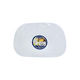 Danny Home Ceramic Serving Platter 12Inch - White