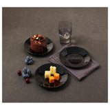 Danny Home 3Pc Ceramic Cake Serving Small Plates
7.5Inch - Black