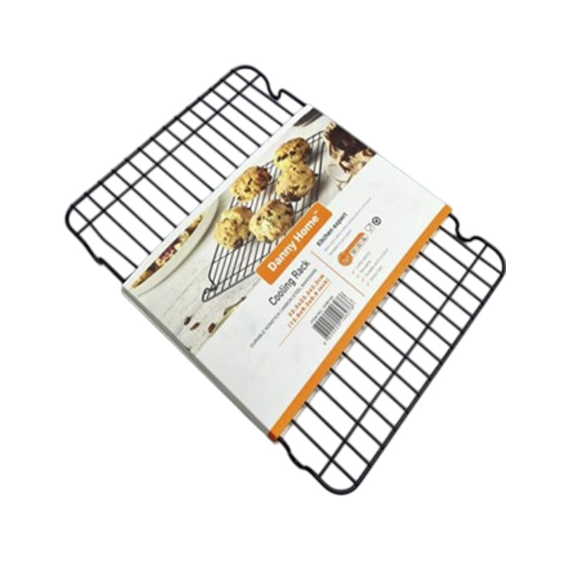 Danny Home Carbon Steel Non-Stick Cookie Cooling Rack 32.5Cm - Black