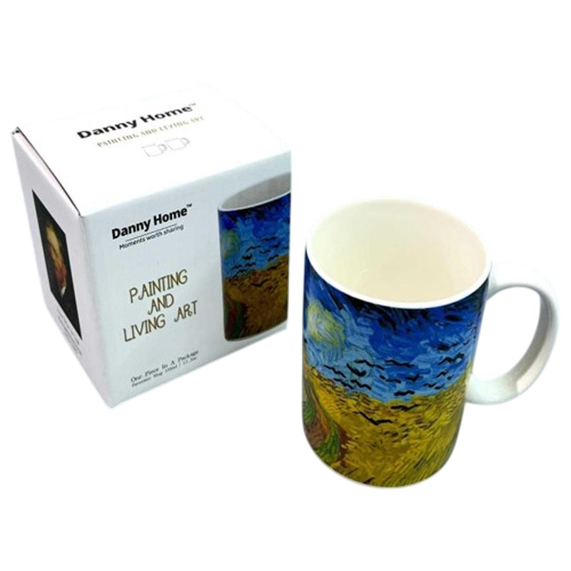 Danny Home Ceramic Coffee & Tea Mug Design-24 350Ml-Multicolor
