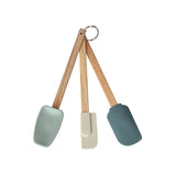 Danny Home 3Pc Silicone Spatula & Scraper Baking Set-25Cm27Cm27Cm-Multicolor