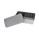 Danny Home Silicone Ice Cube Tray With Plastic Storage Box 22.5X11.5X10.5Cm-Grey