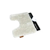 Danny Home Polyester U Shaped Toilet Mat Off- 40X50Cm-Off-White