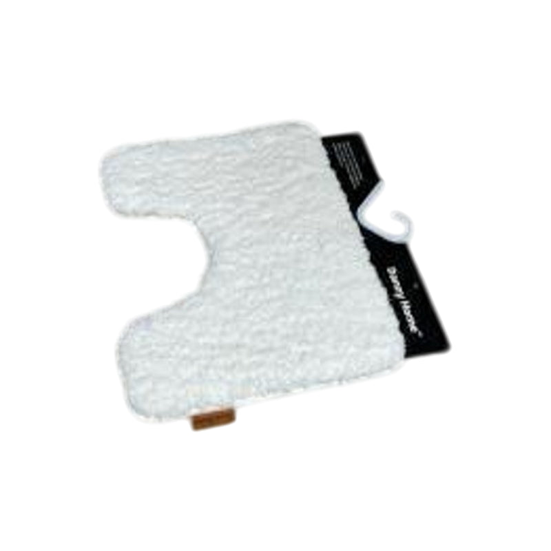 Danny Home Polyester U Shaped Toilet Mat 40X50Cm-Mat White