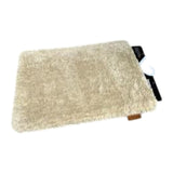 Danny Home Polyester Bathroom Door Mat 45X65Cm-Beige