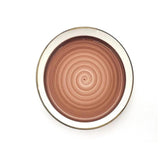 Danny Home Porcelain Round Dessert Plate -20Cm-Brown