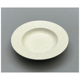 Danny Home Porcelain Round Deep Plate-20Cm-Off-White