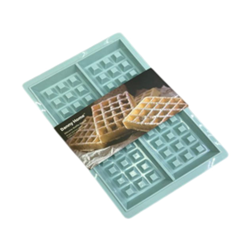 Danny Home Silicone Waffle Mould -28X18.5Cm-Blue