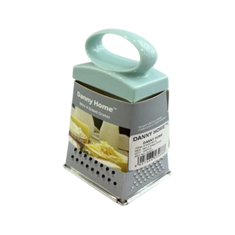 Danny Home Steel 4 Sided Mini Grater -Blue-12X6X5Cm
-Blue