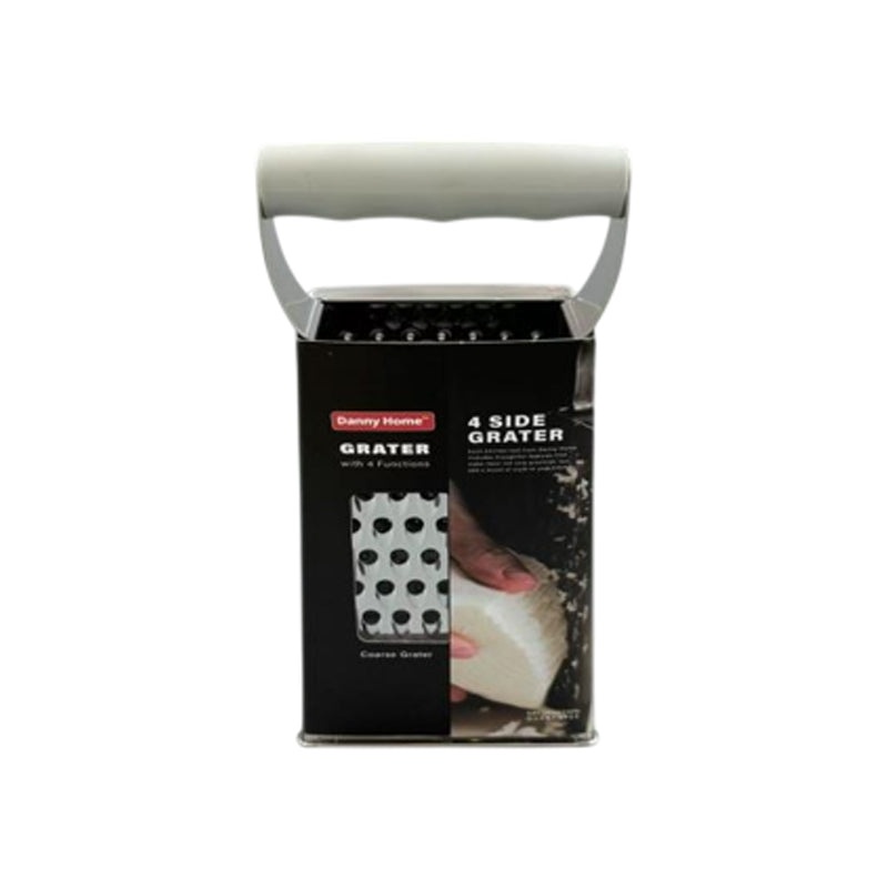 Danny Home Steel 4 Sided Mini Grater -25X11X8Cm
-Grey