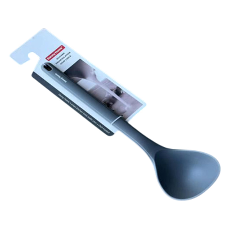 Danny Home Silicone Soup Ladle-33Cm-Grey