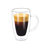 Danny Home Double-Walled Cup 80Ml 2Pcs/Box Unit:Box With Handle 6.5*7Cm-Clear