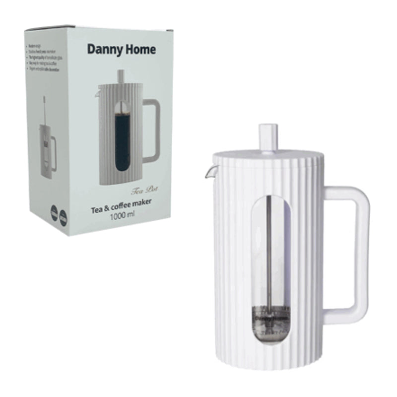 Danny Home French Press 16 × 10.8 × 22.3-White