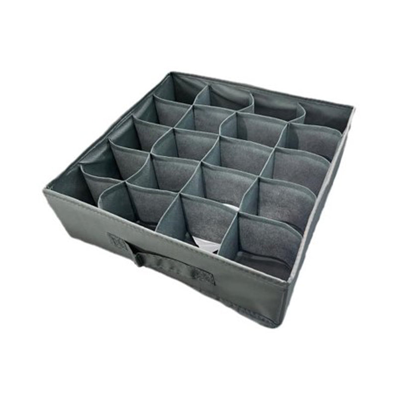 Storage Box 32*32*10Cm 130D Oxford Cloth& Non-Woven Fabric&Pp-Grey