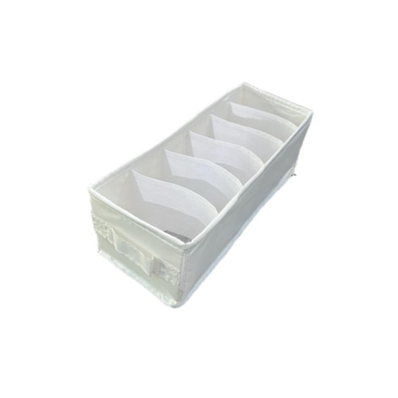 Storage Box 32*12*10Cm 130D Oxford Cloth& Non-Woven Fabric&Pp-White