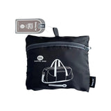 Danny Go Foldable Travel Duffel Bag 1Pcs/Sleeve Jacquard Polyester 45X35X25Cm (35L)-Black