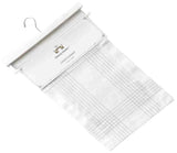 Danny Home 2-Piece Polyester Dining Napkin Set – Striped – 30 × 45 Cm-White
