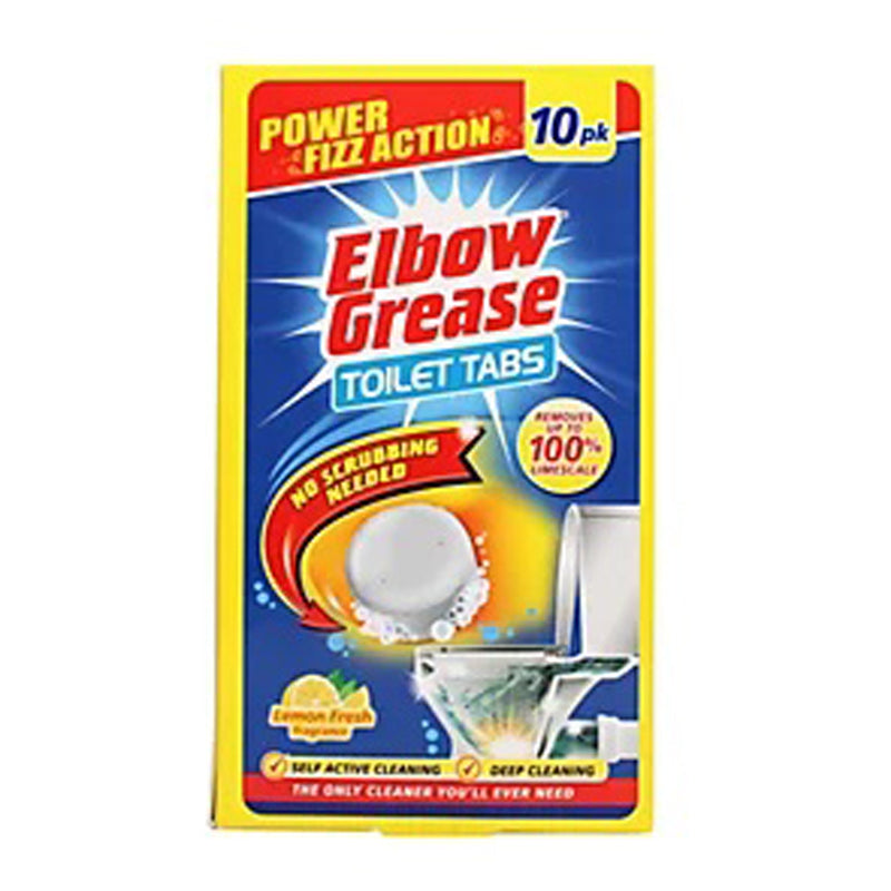 Elbow Grease Toilet Tablets 10 X 30G - Lemon